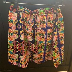 Bright Floral Skirt